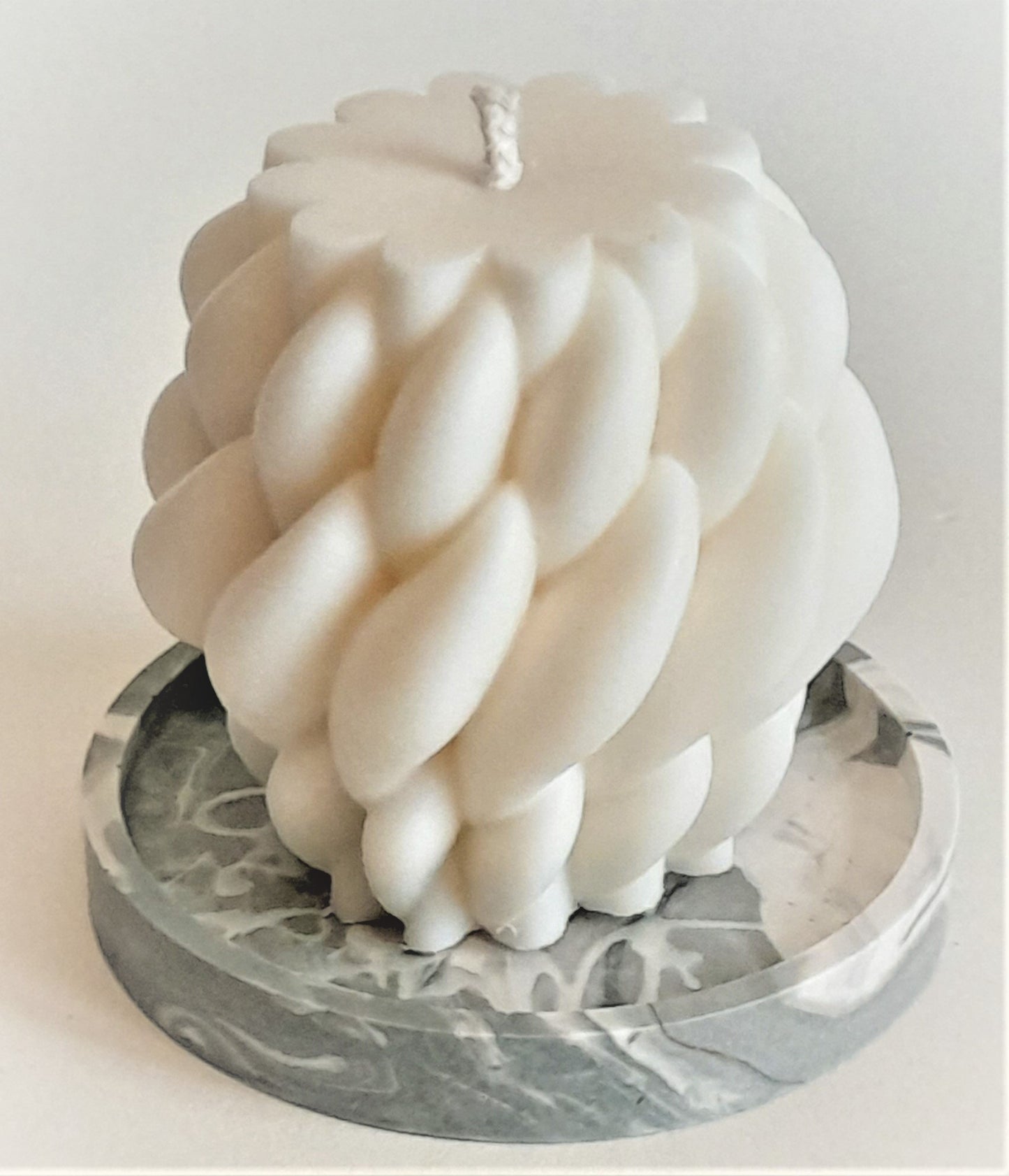 Sculptural Weave Candles