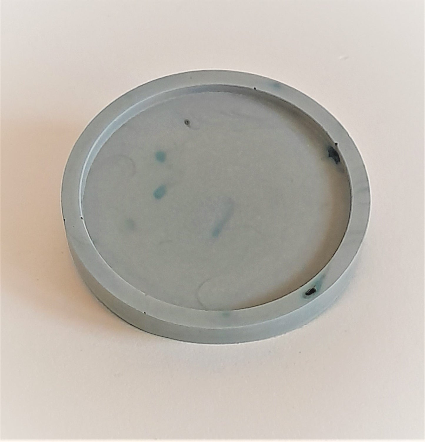Small Round Green Marble coaster