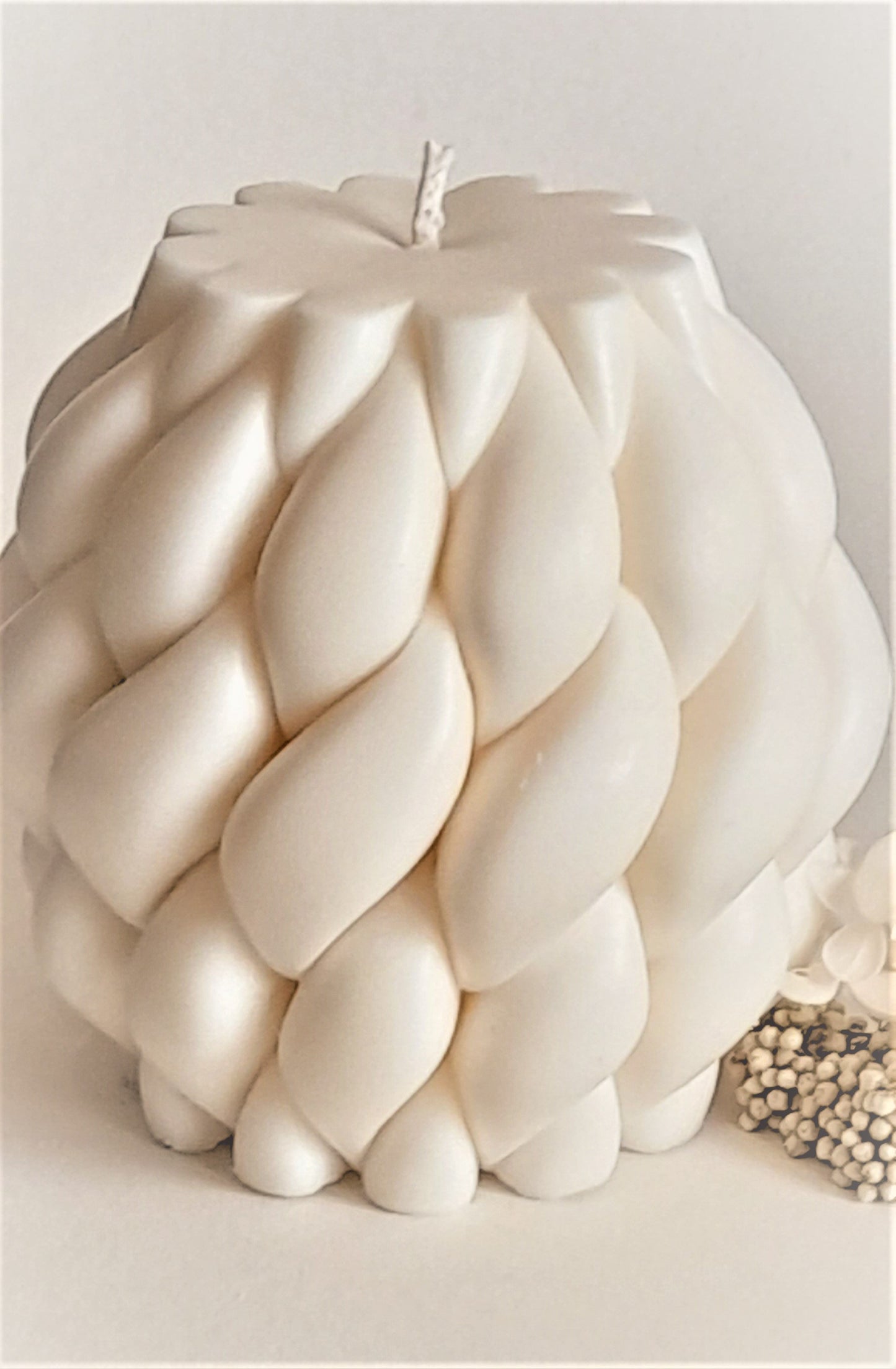 Sculptural Weave Candles