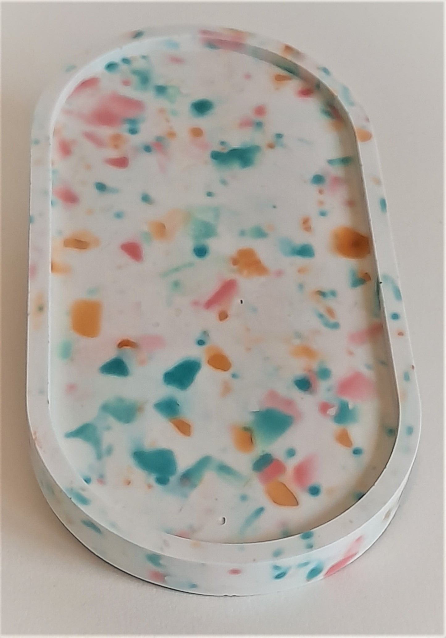 Terrazzo Oval Multifunctional Trinket Tray