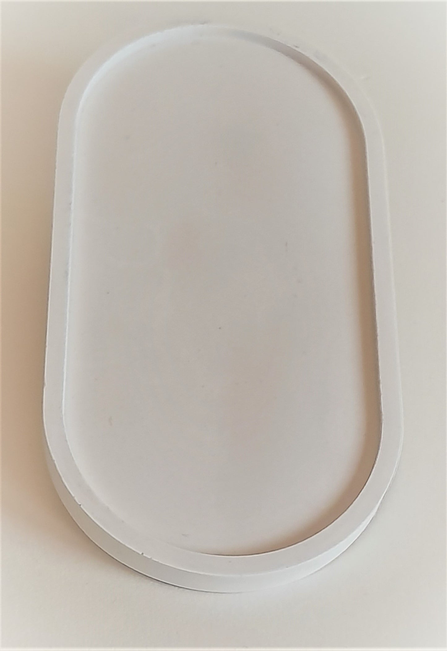 Beige Oval Multifunctional Trinket Tray