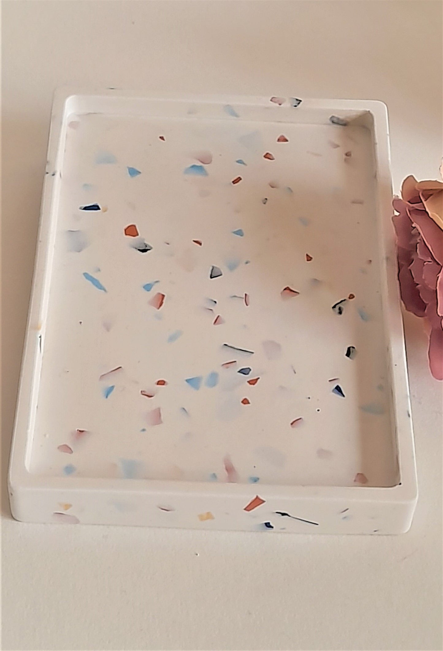 Medium Rectangular Terrazzo Tray