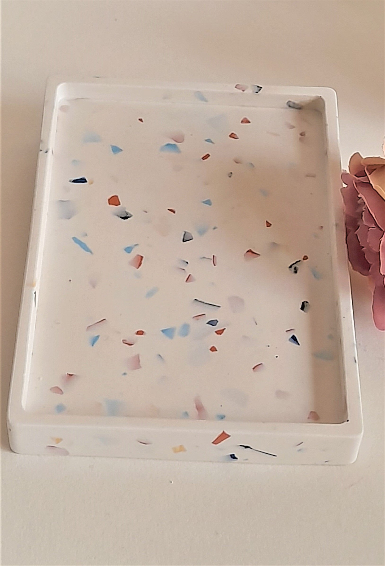 Medium Rectangular Terrazzo Tray