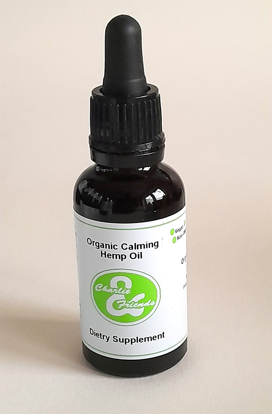 Calming Organic Hemp Oil  - For Dog & Cats  30ml