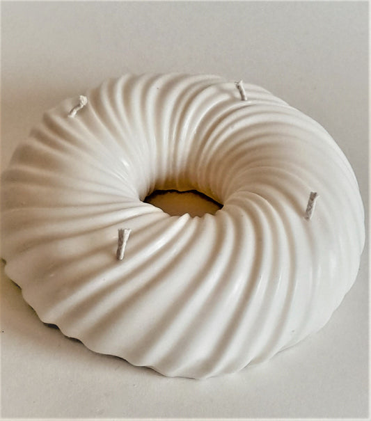 Sculptural Extra Large Doughnut Candle