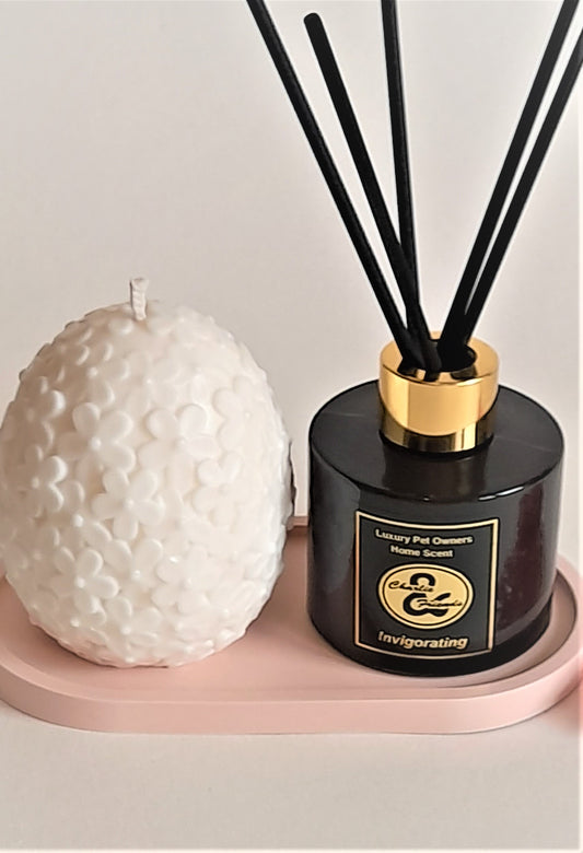 Sculptural Egg Shape Candle