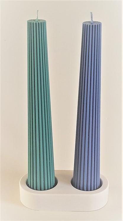 Sculptural Dinner Candle Available in any colour
