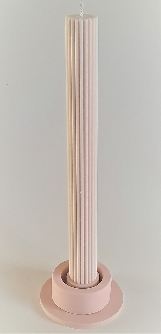 Sculptural Dinner Candle Available in any colour