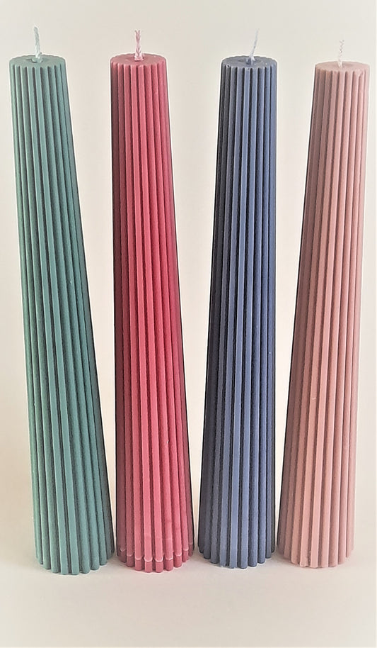 Sculptural Dinner Candle Available in any colour