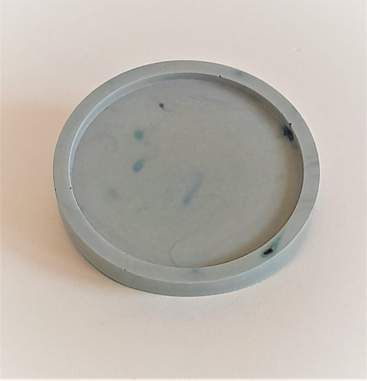 Small Round Green Marble coaster