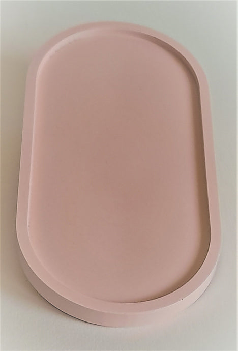 Beautiful Handmade Pale Pink Trinket Tray