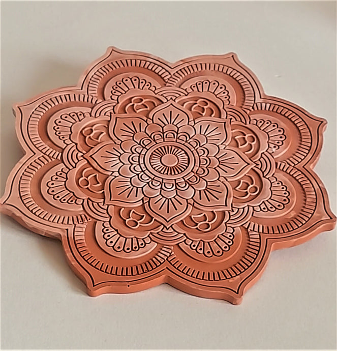 Large Mandala Two Tone Coaster