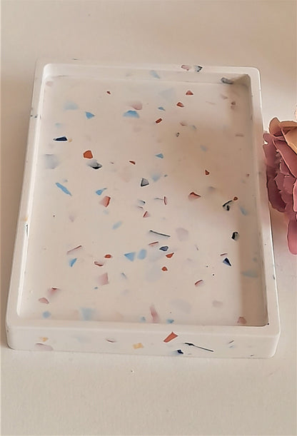 Medium Rectangular Terrazzo Tray