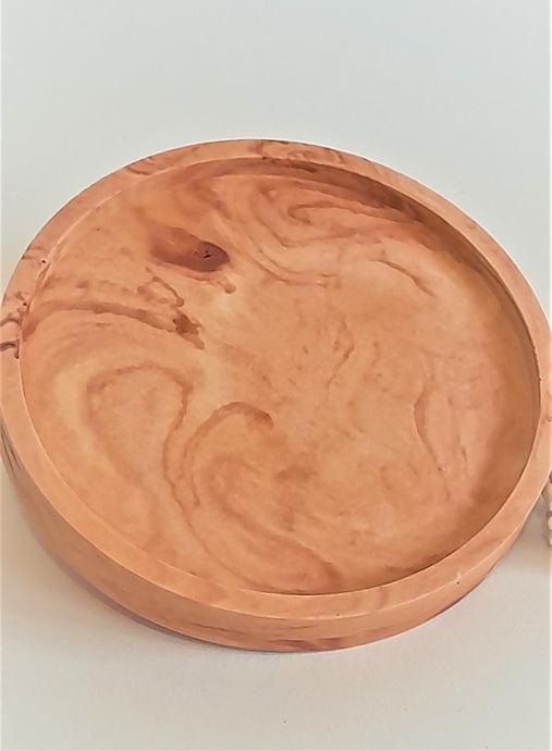 Large Round Terracotta Marble coaster