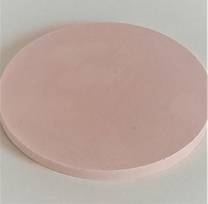 Small Round Light Pink Coaster